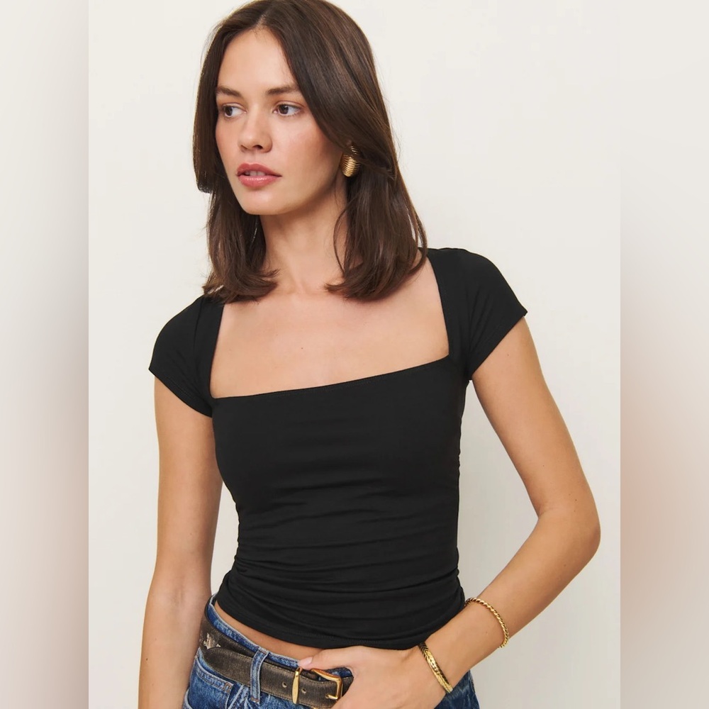 Reformation Bardot Knit Top
